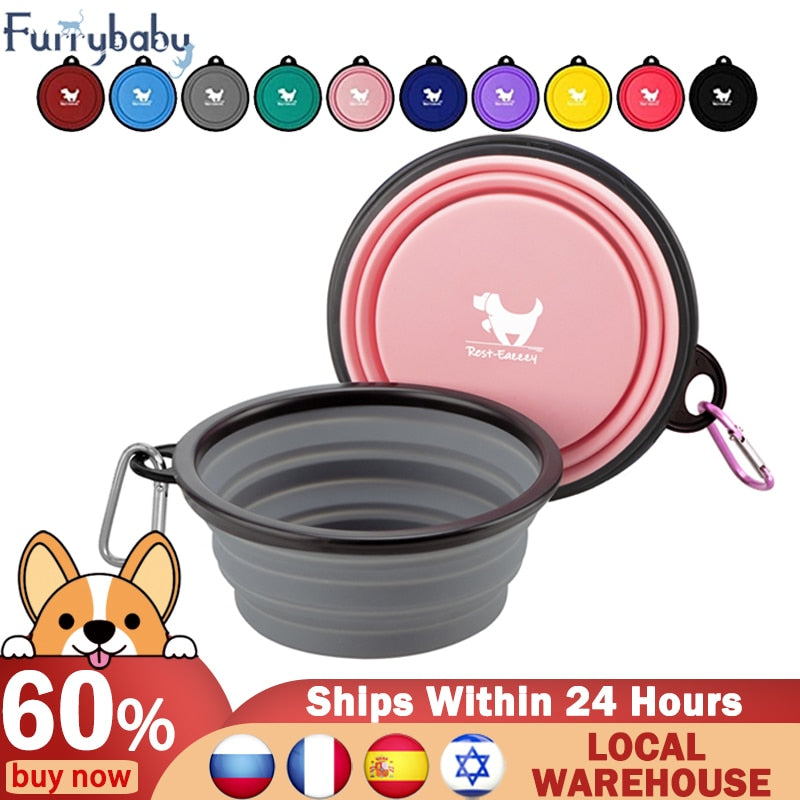 Portable Pet Water/Food Bowl